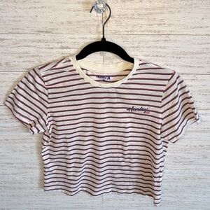 Hurley Crop Stripe Top | SIZE XS